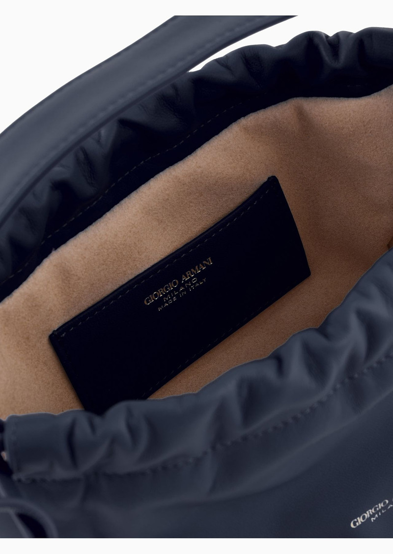 ASV small nappa leather bucket bag 4