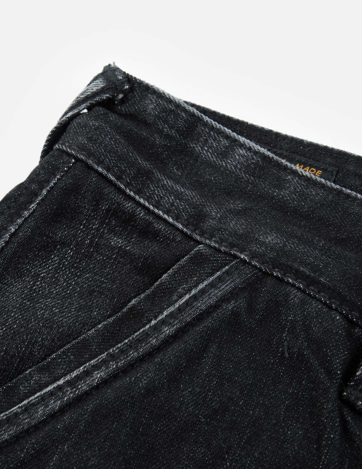 SEAGULL PRINT CARGO DENIM SHORTS - 7