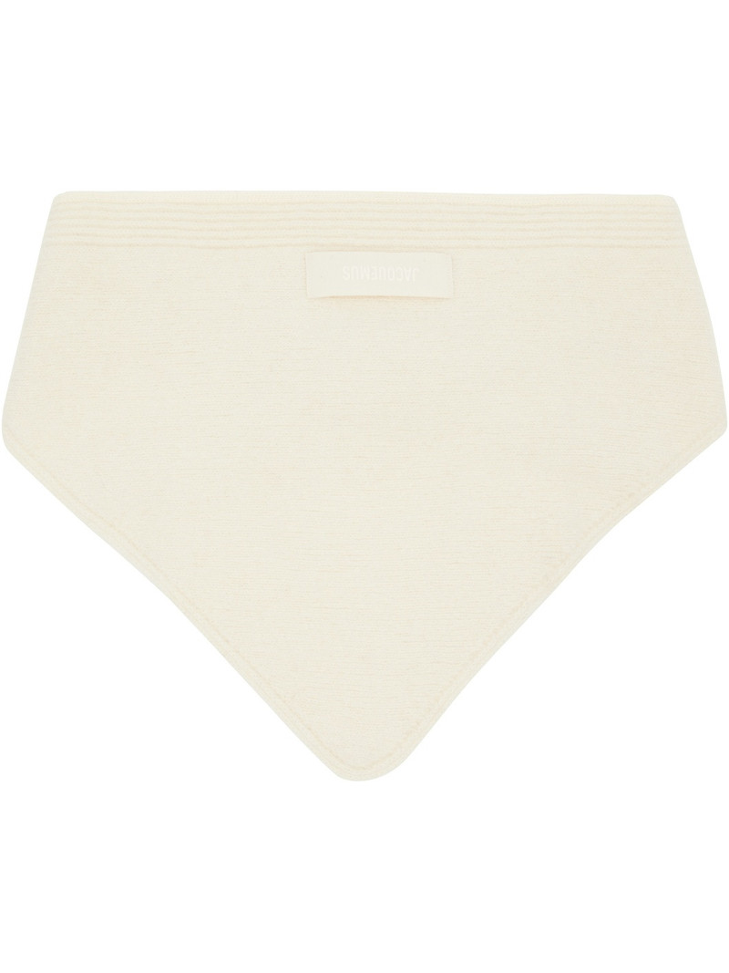 JACQUEMUS Off-White La Casa 'The Gros Grain' Shawl Scarf outlook