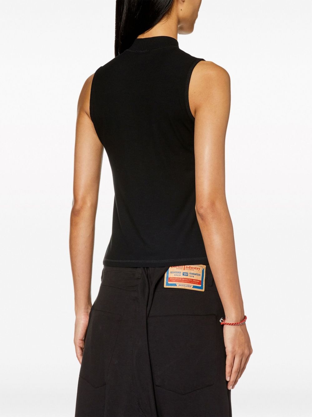 T-Mokky logo-embroidered tank top - 4
