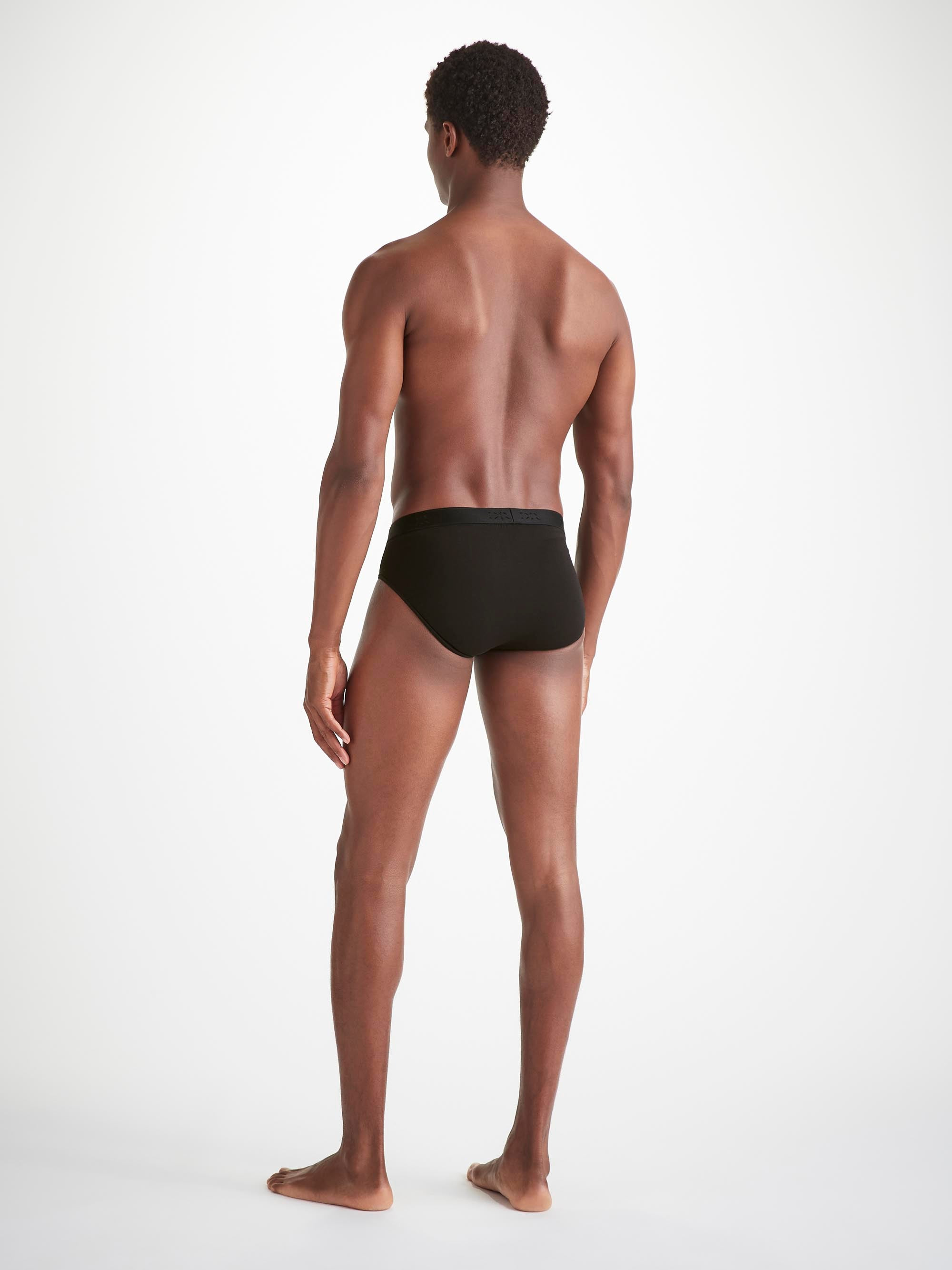 Men's Briefs Jack Pima Cotton Stretch Black - 4