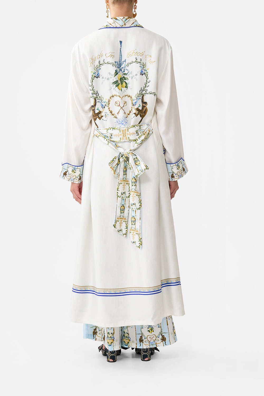 LONG ROBE WITH TIE - 3
