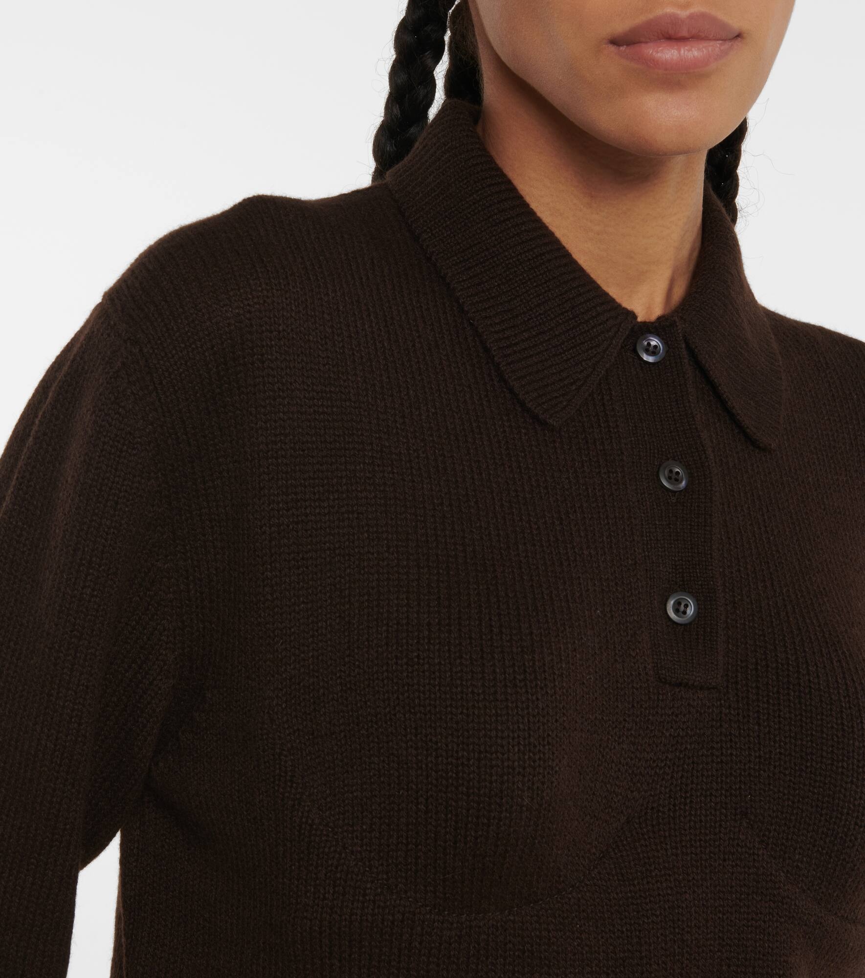 Cashmere polo sweater - 4