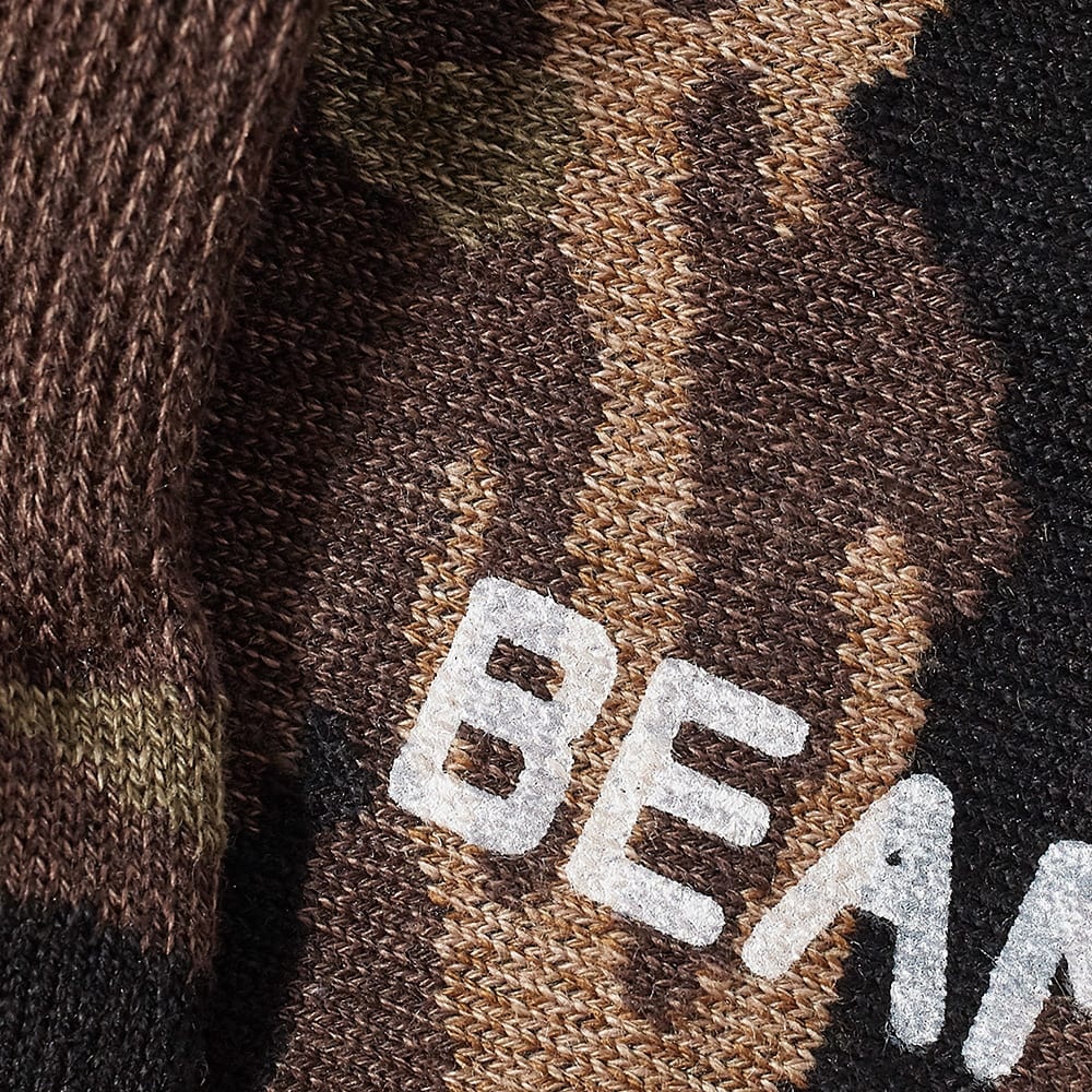 Beams Plus Mélange Camo Sock - 2