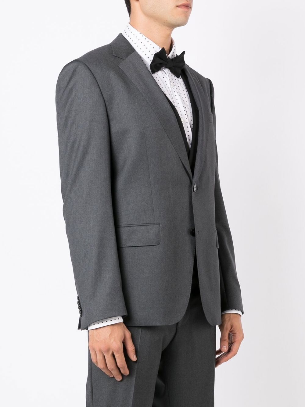 single-breasted fitted blazer - 3