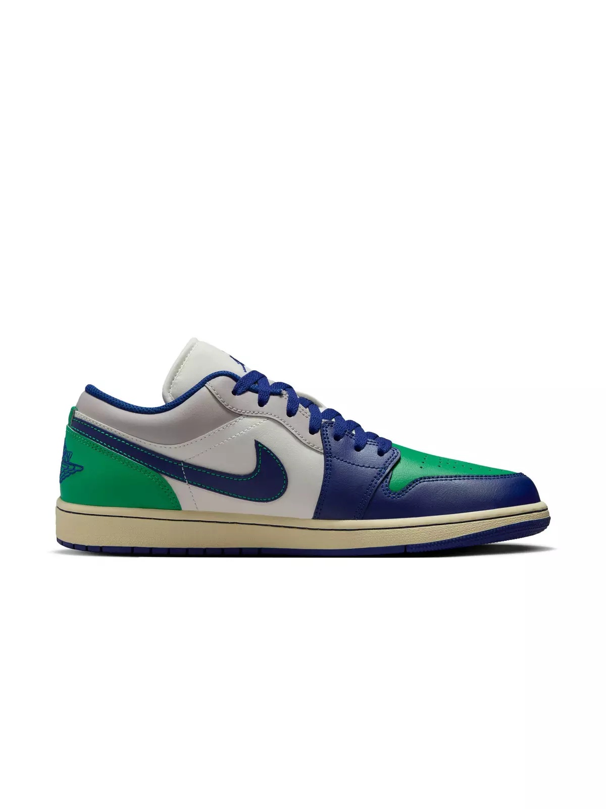 1 Low "Sail/Deep Royal Blue/Stadium Green" Men's Shoe - 2