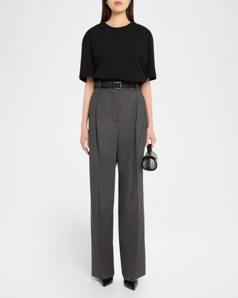 RÓHE High-Rise Wool Trousers outlook