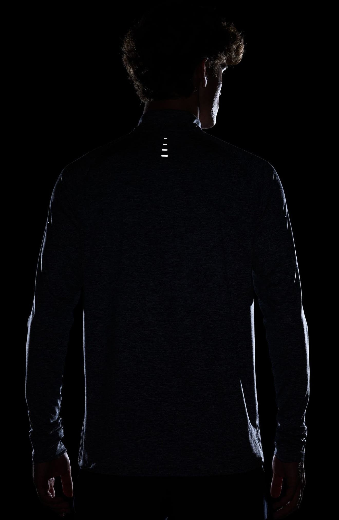 Nike Dri-FIT Stride Half Zip Running Top in Thunder Blue/Heather at Nordstrom - 5