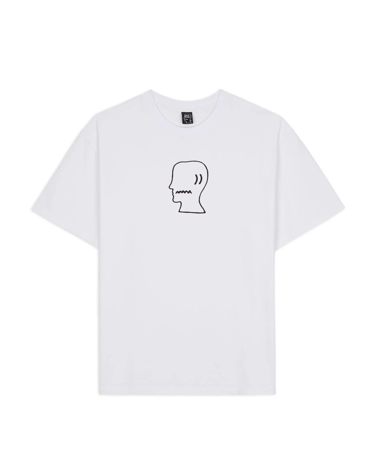 Brain Dead Logohead T-shirt - White - 1