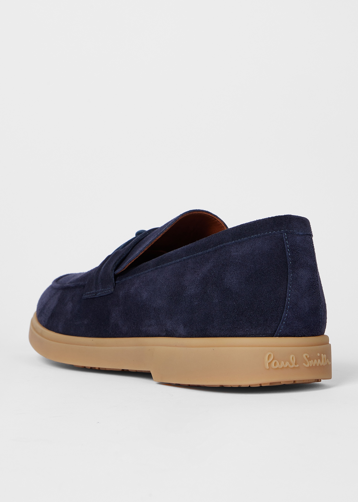 Navy Suede 'Montalcini' Loafers - 4