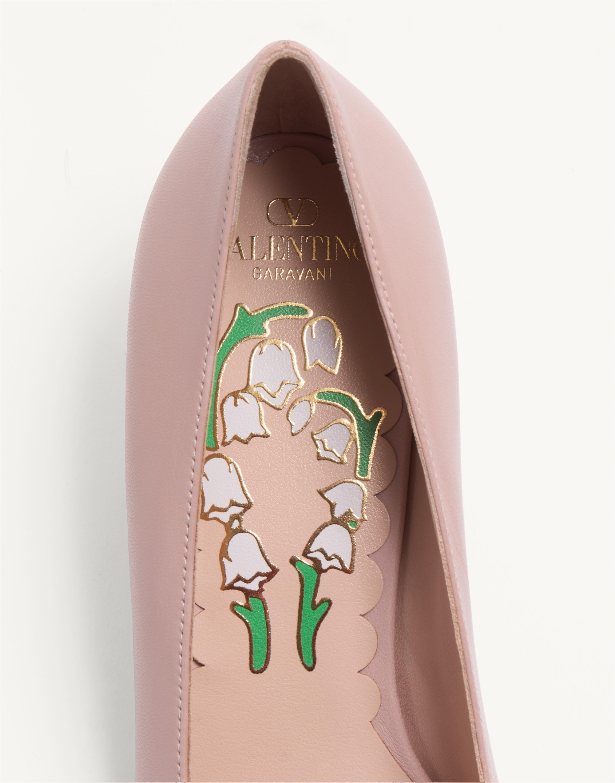パンプス VALENTINO BOWOW DECOLLETE IN 45MM KIDSKIN Bowow Pumps In Kidskin 45mm for Woman in Black | Valentino US