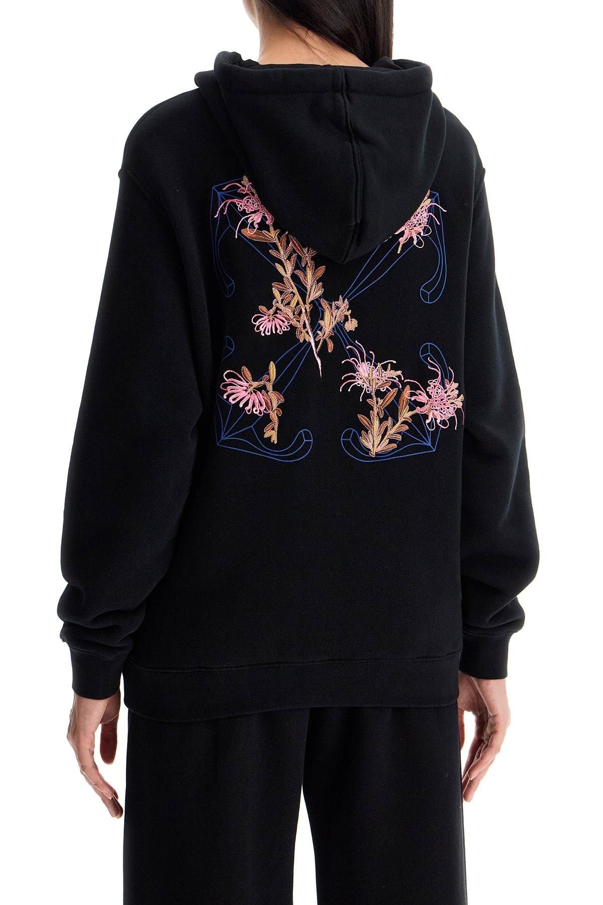 'PINKFLOWER ARROW HOODED SWEAT - 4