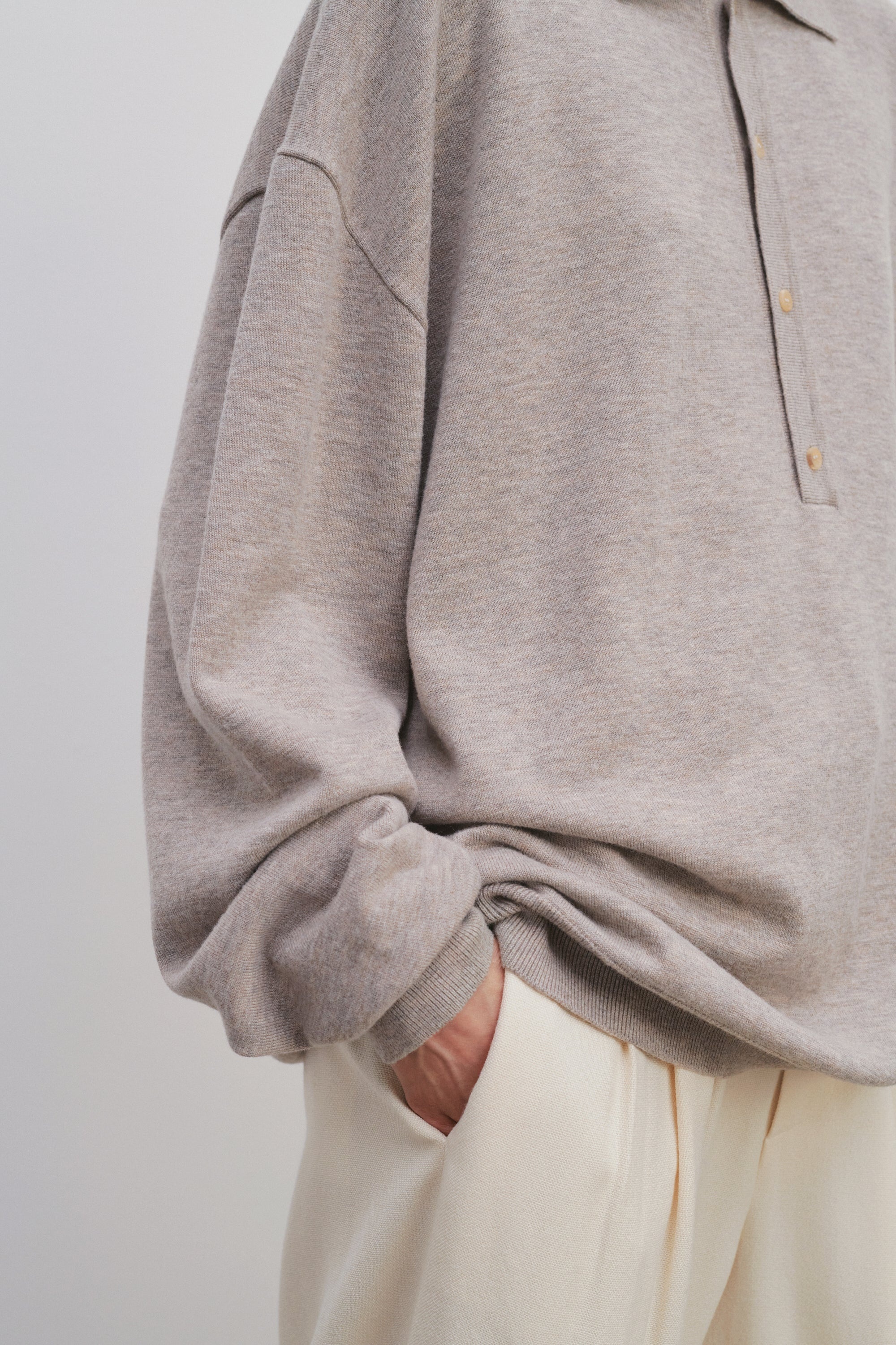 Daleyza Top in Wool and Cashmere - 5