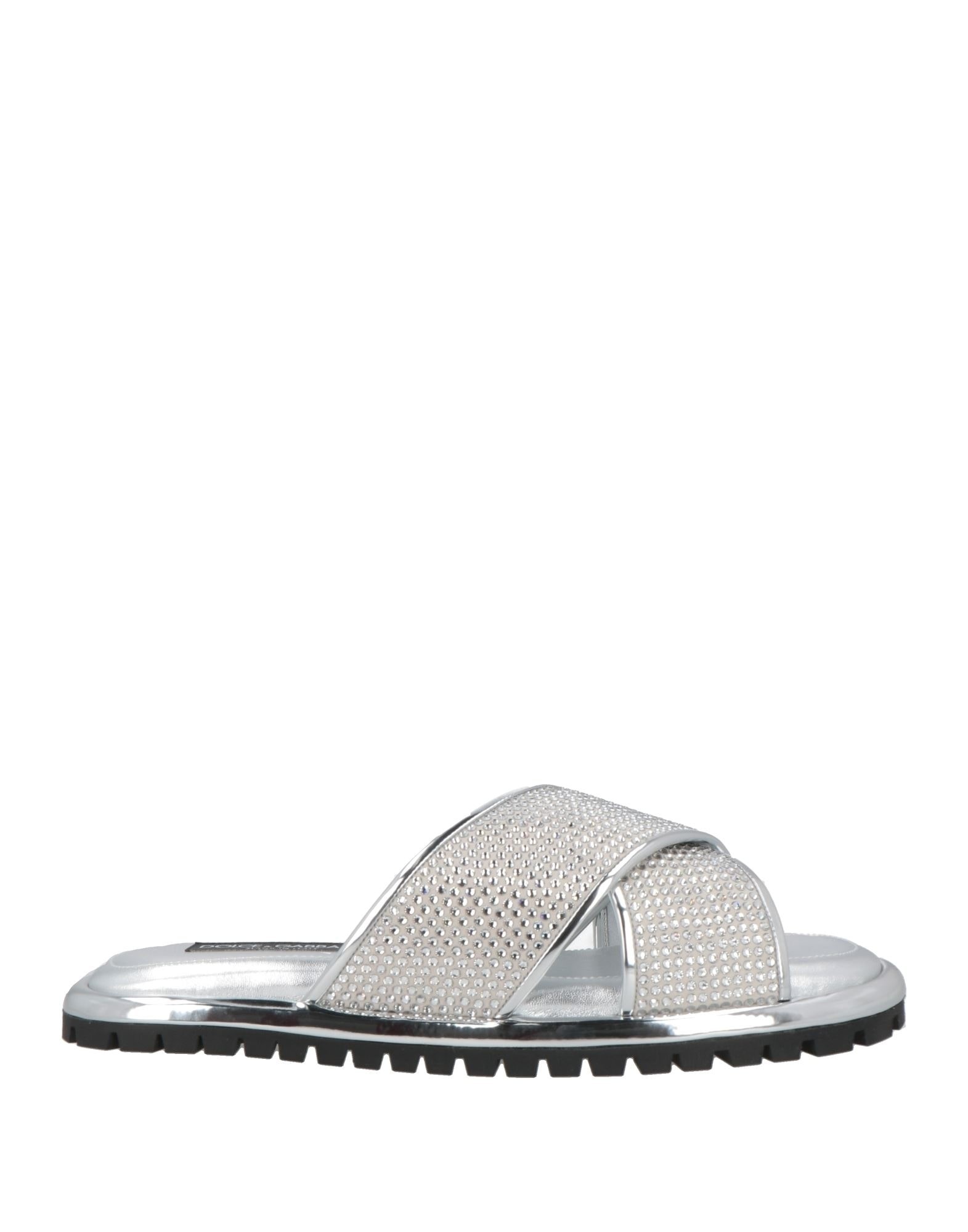 Silver Men's Sandals - 1