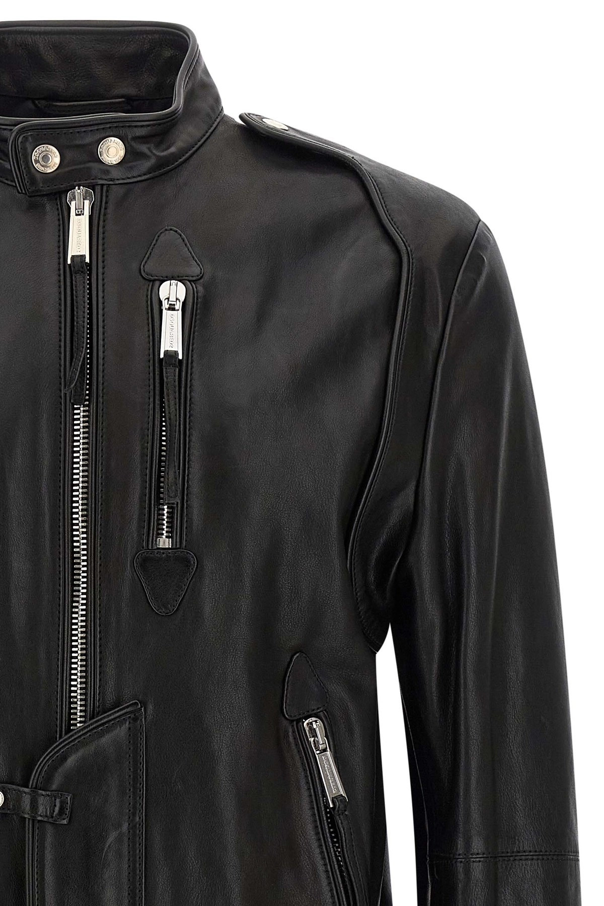 Dsquared2 x Ducati capsule leather jacket - 3