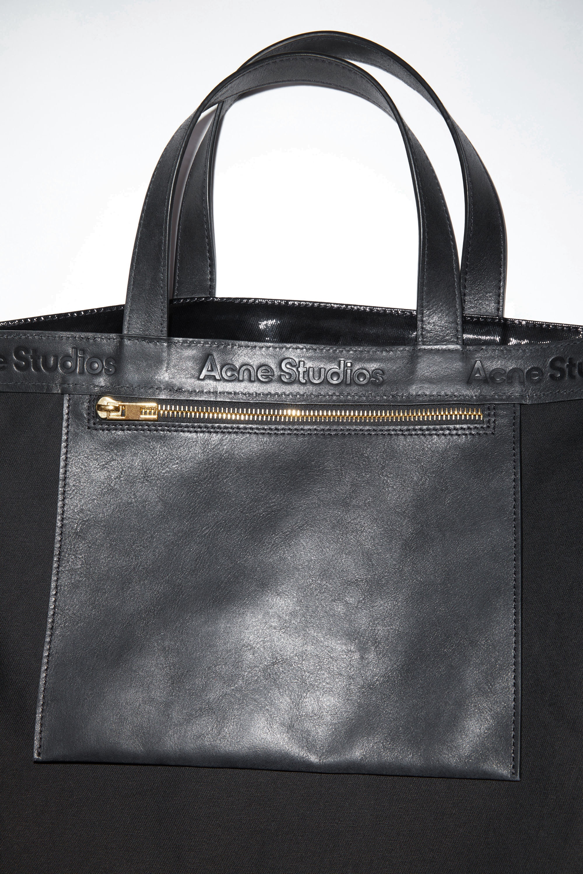 Shiny tote bag - Black - 6