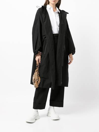 JUUN.J hooded oversized-cut jacket outlook