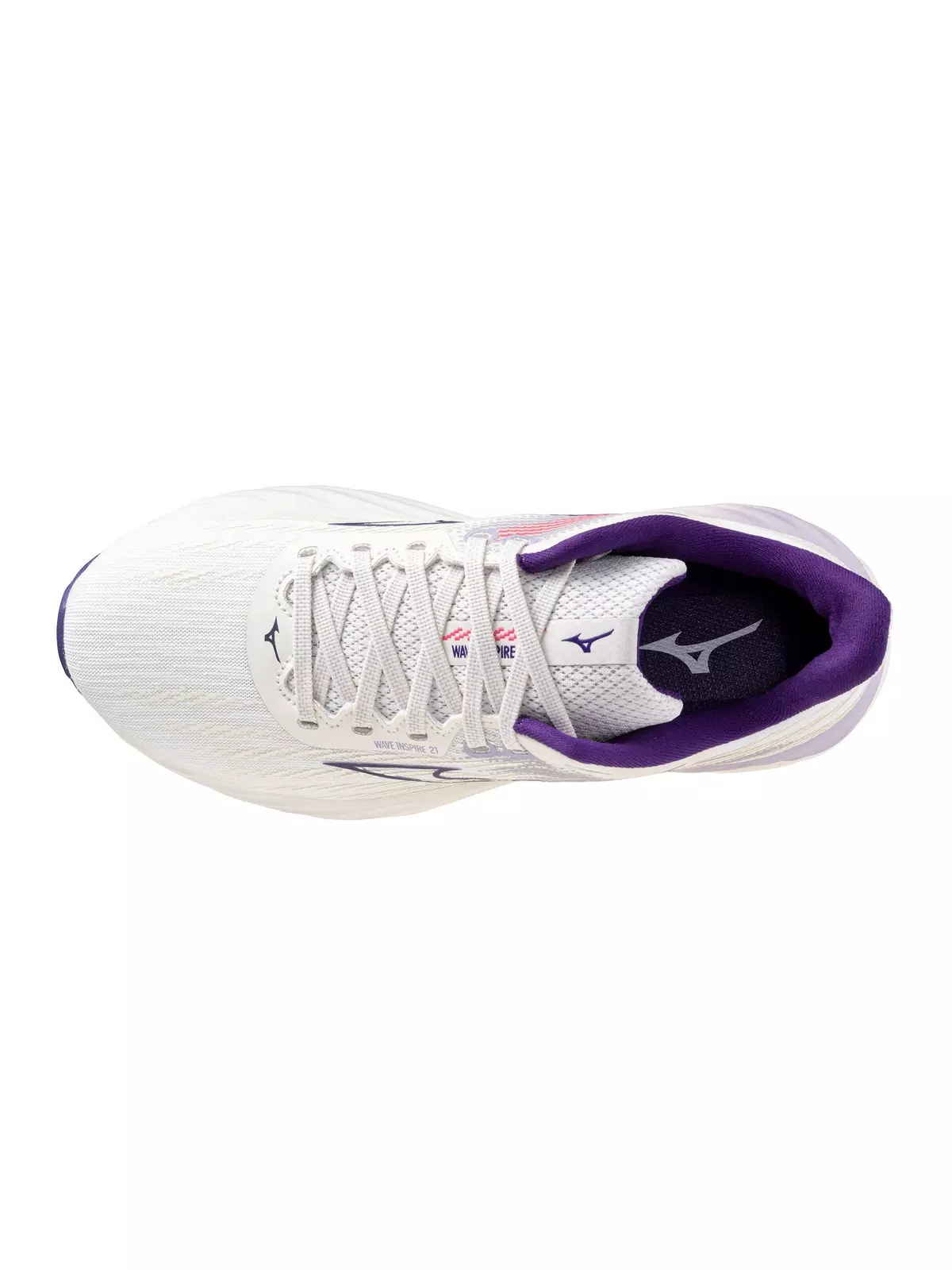 Wave Inspire 21 "White/Vintage Indigo" Women's Running Shoe - 6