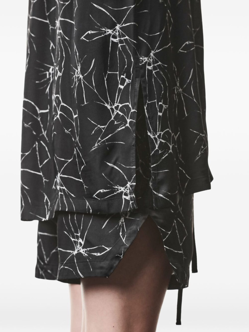 marble-print shirt 6