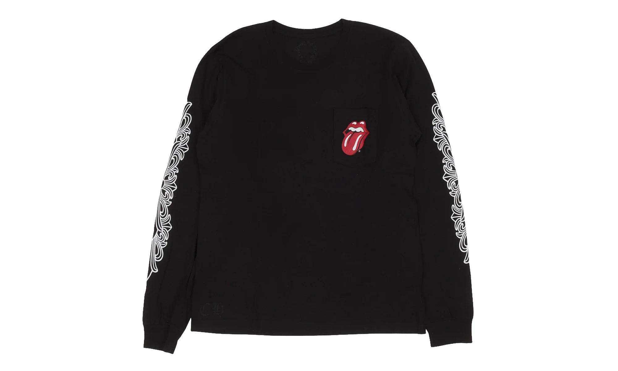 Rolling Stones Horseshoe Long Sleeve T-Shirt "Black" CHRM1478 - 1