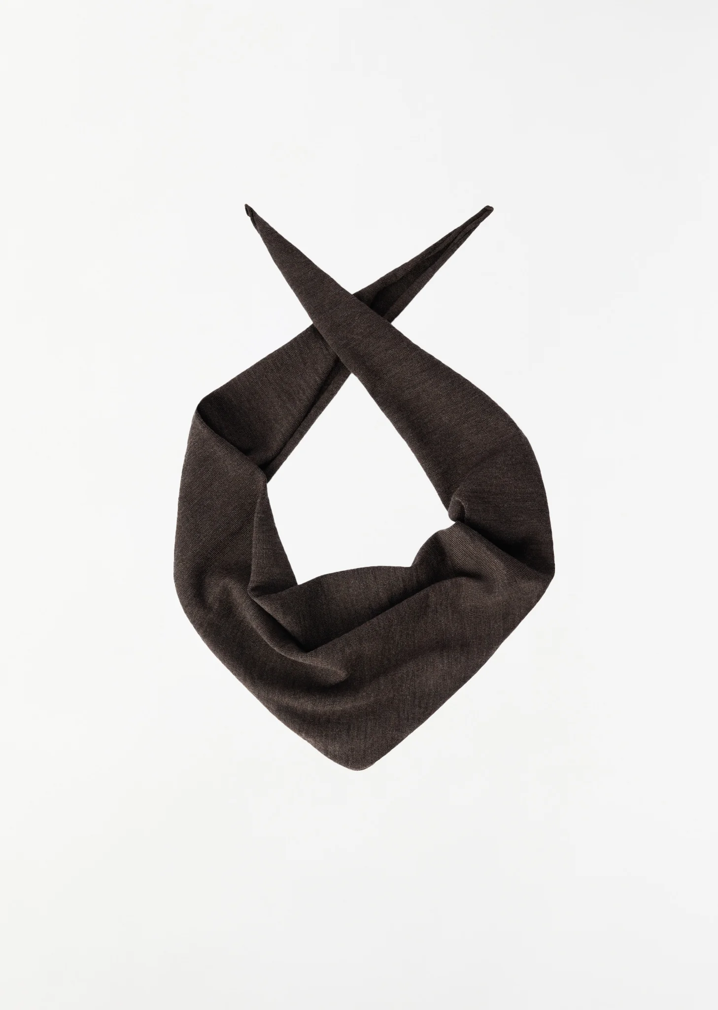 Triangular Merino Wool Scarf - 1