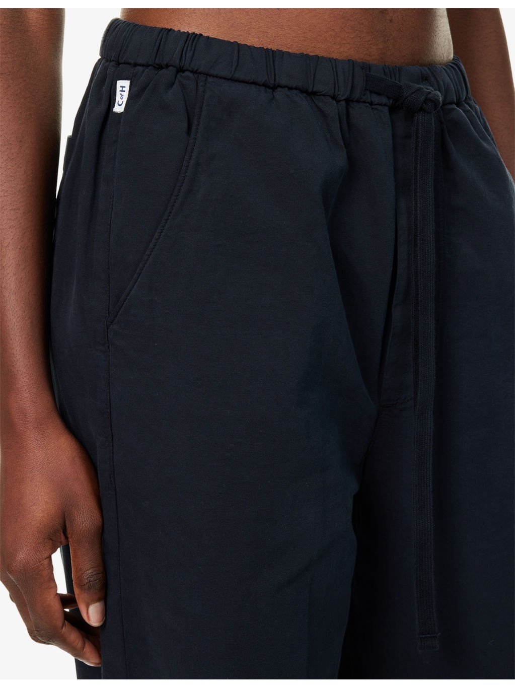 Ayla Drawstring Cotton-Blend Trousers - 5