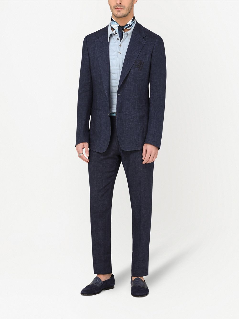 dart-detailing mid-rise tailored trousers - 2