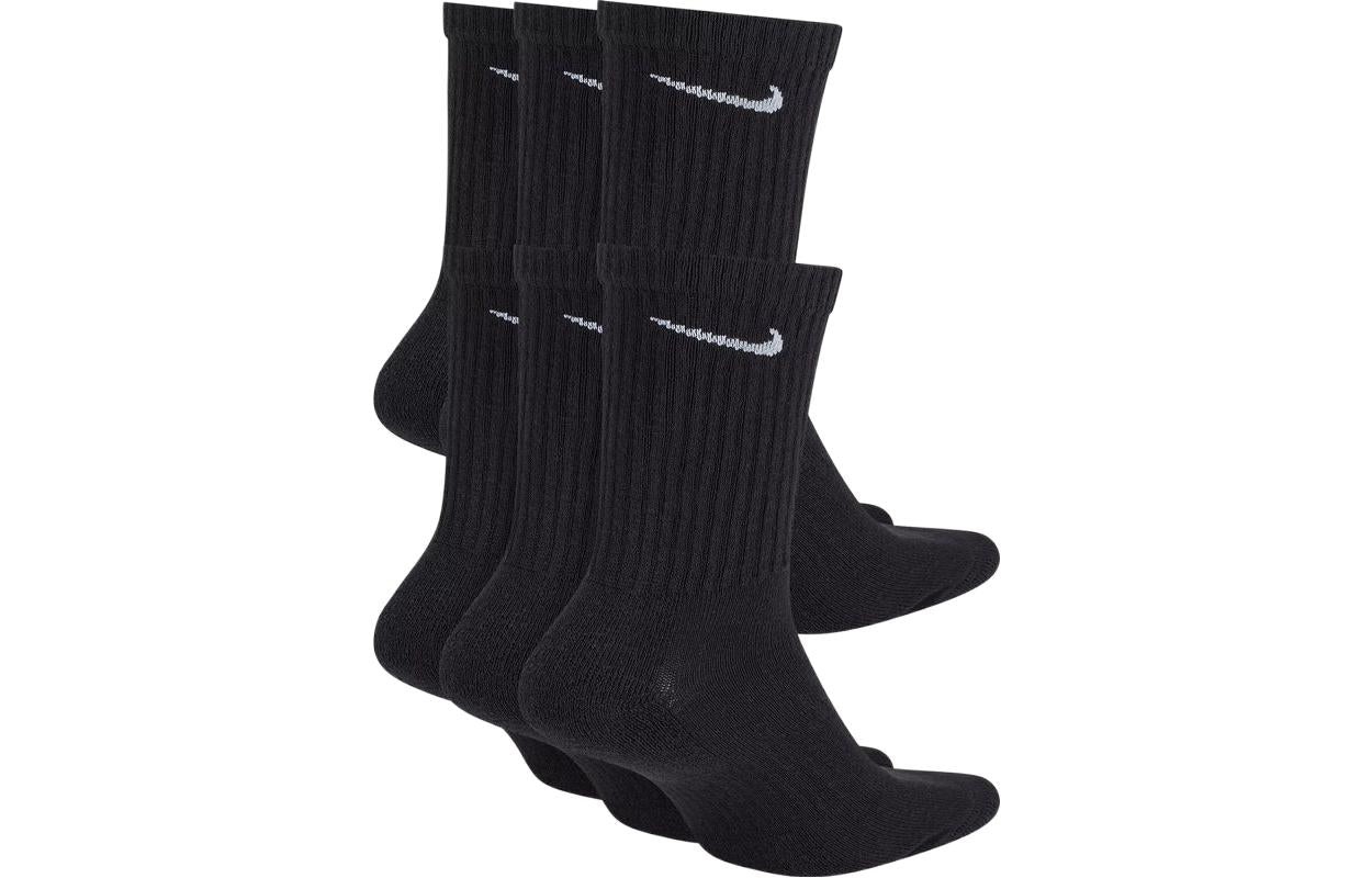 Nike Unisex Logo Socks 6 Packs Black SX7666-010 - 2