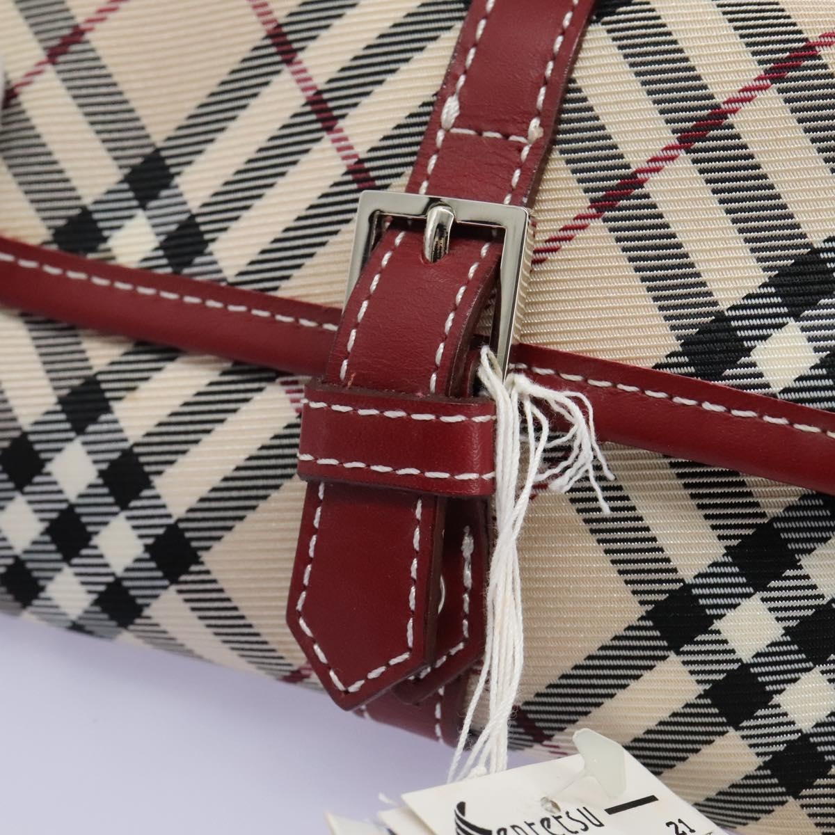 Burberry Nova Check Blue Label Waist Bag Canvas Beige - 9