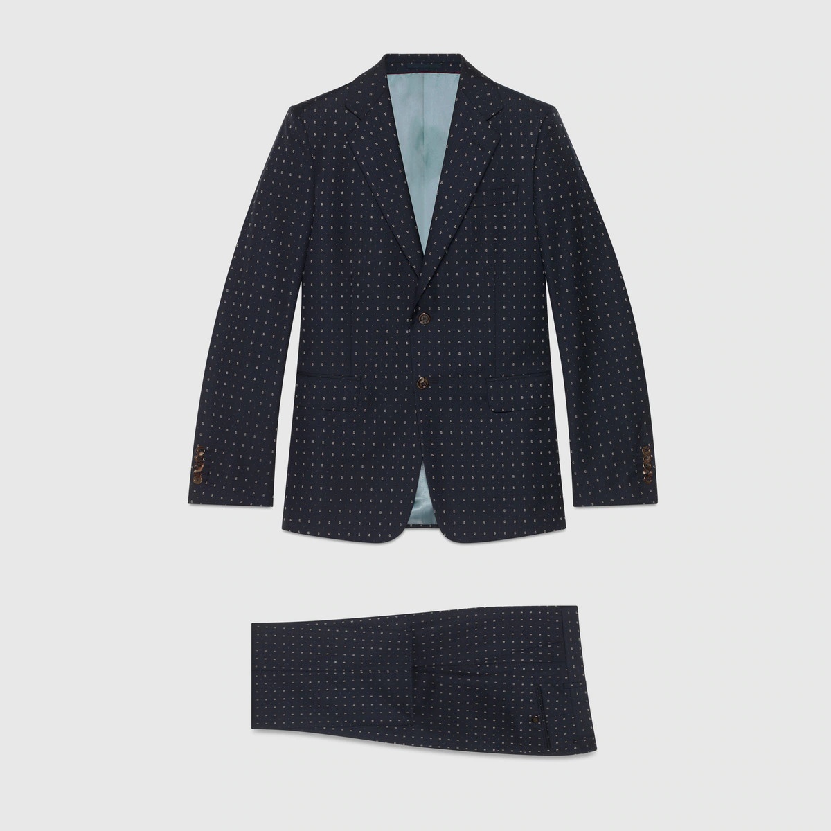 Straight fit G dot wool suit - 1