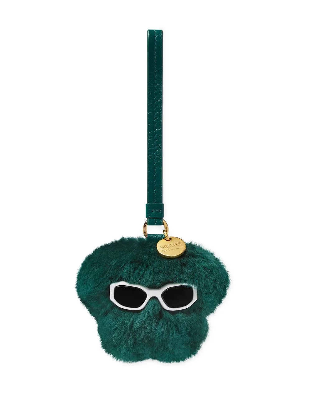Medusa shearling keyring - 1