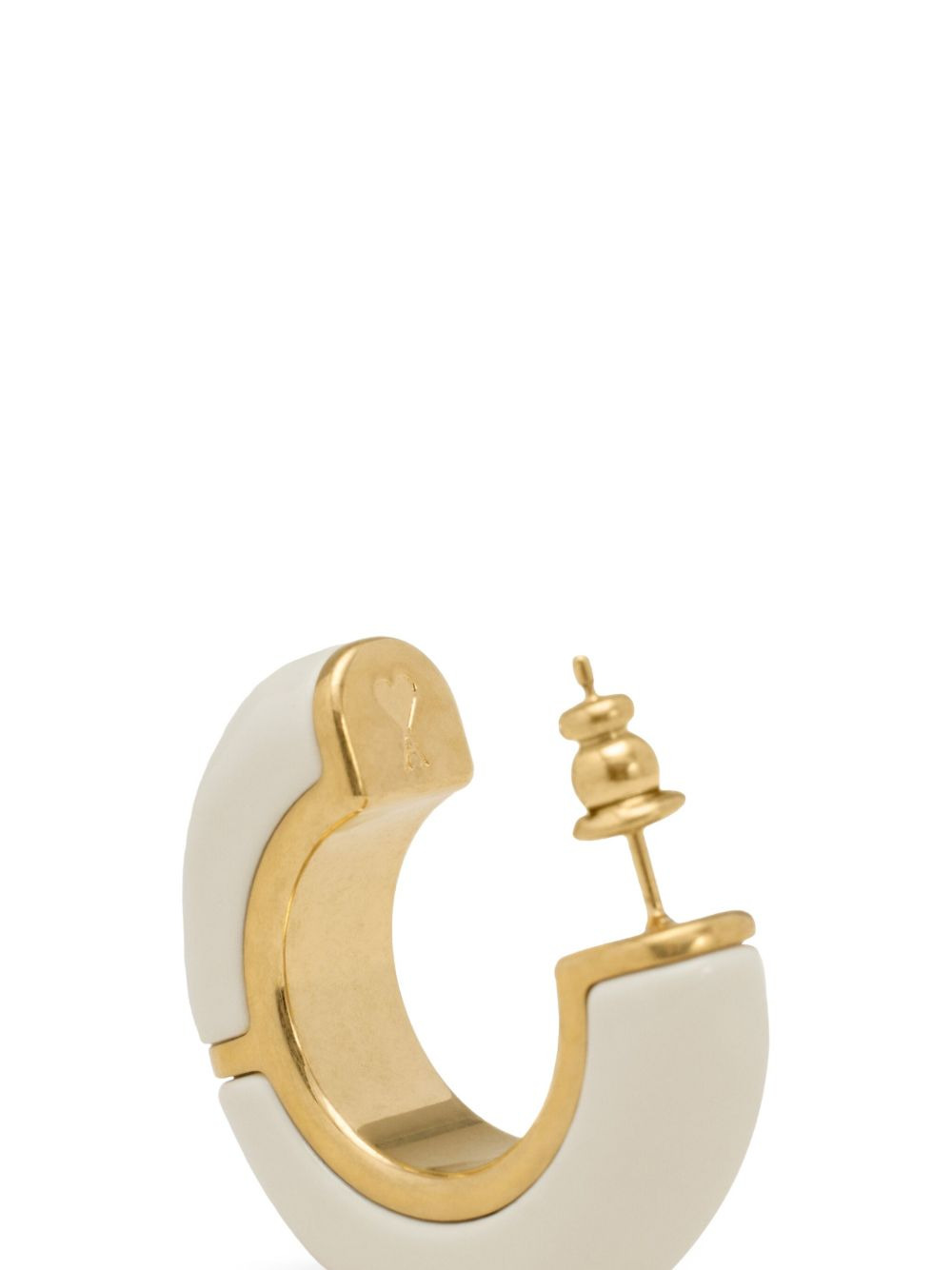hammered lacquered earrings - 3