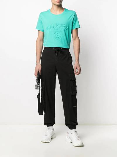 Dolce & Gabbana logo patch cotton cargo pants outlook