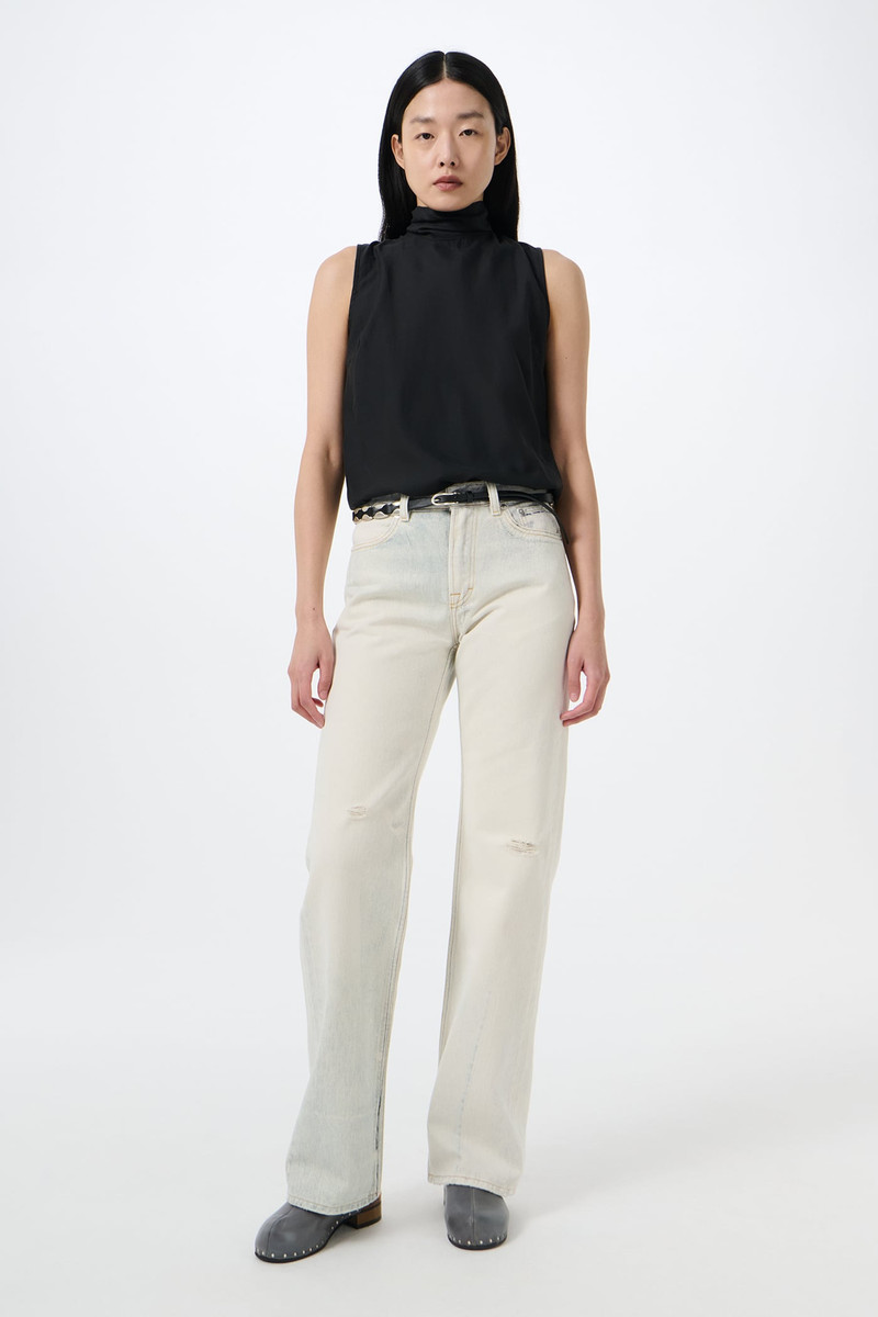 Our Legacy Wata Cut Digital Coffe Print Denim outlook