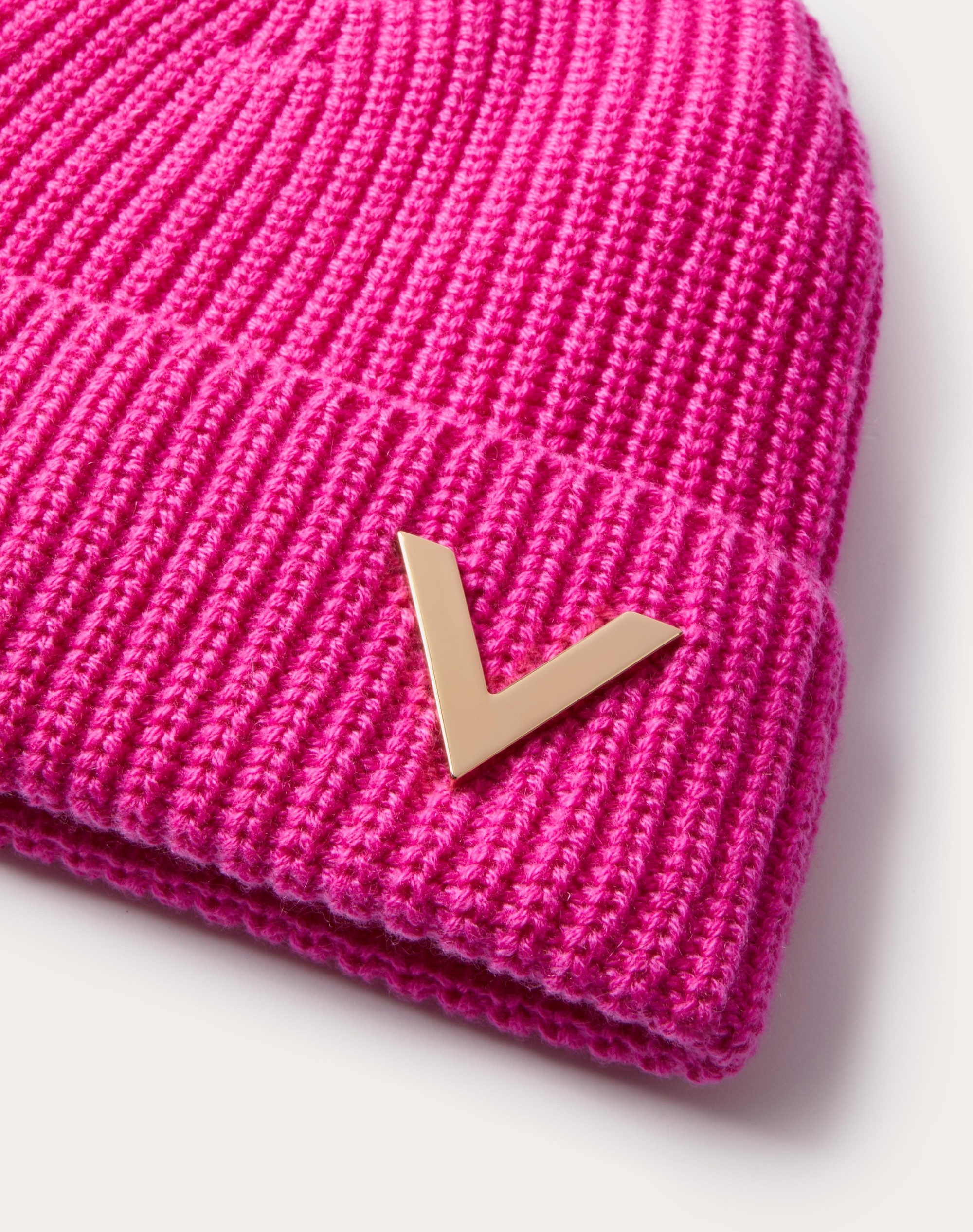 VALENTINO CASHMERE BEANIE - 2