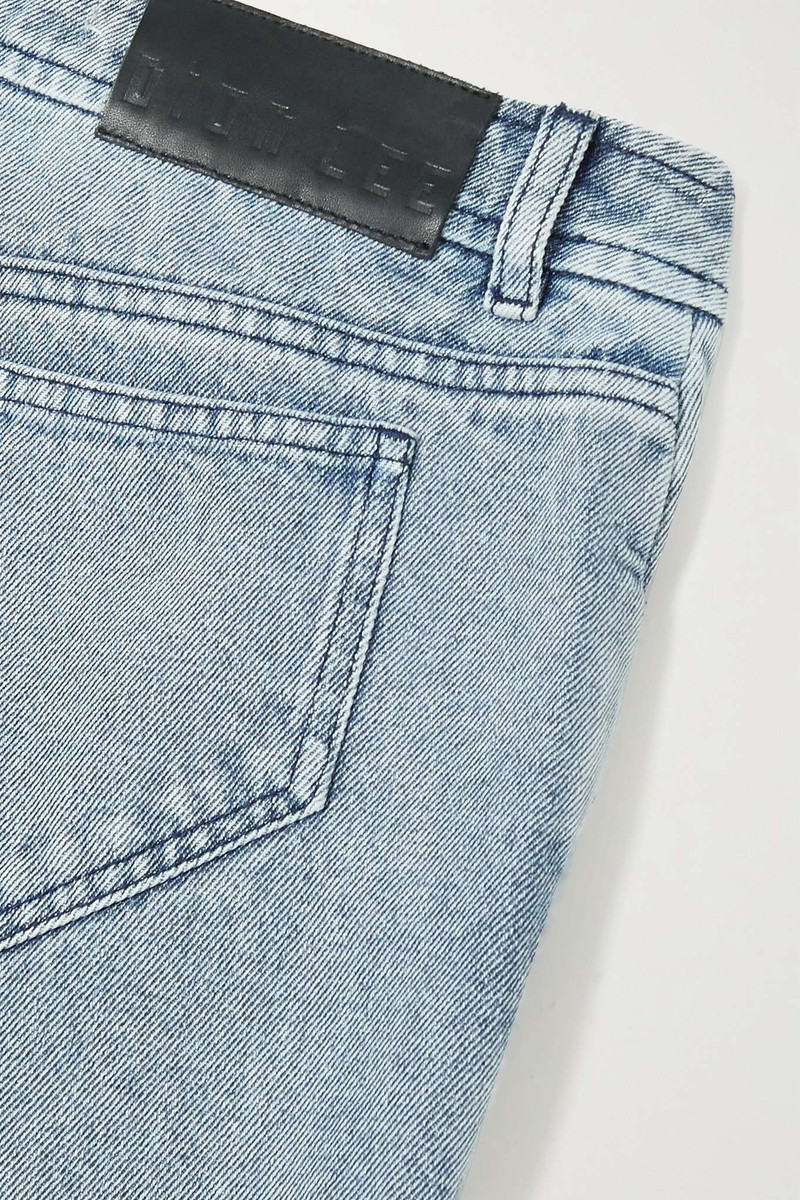 Paneled high-rise flared jeans 6