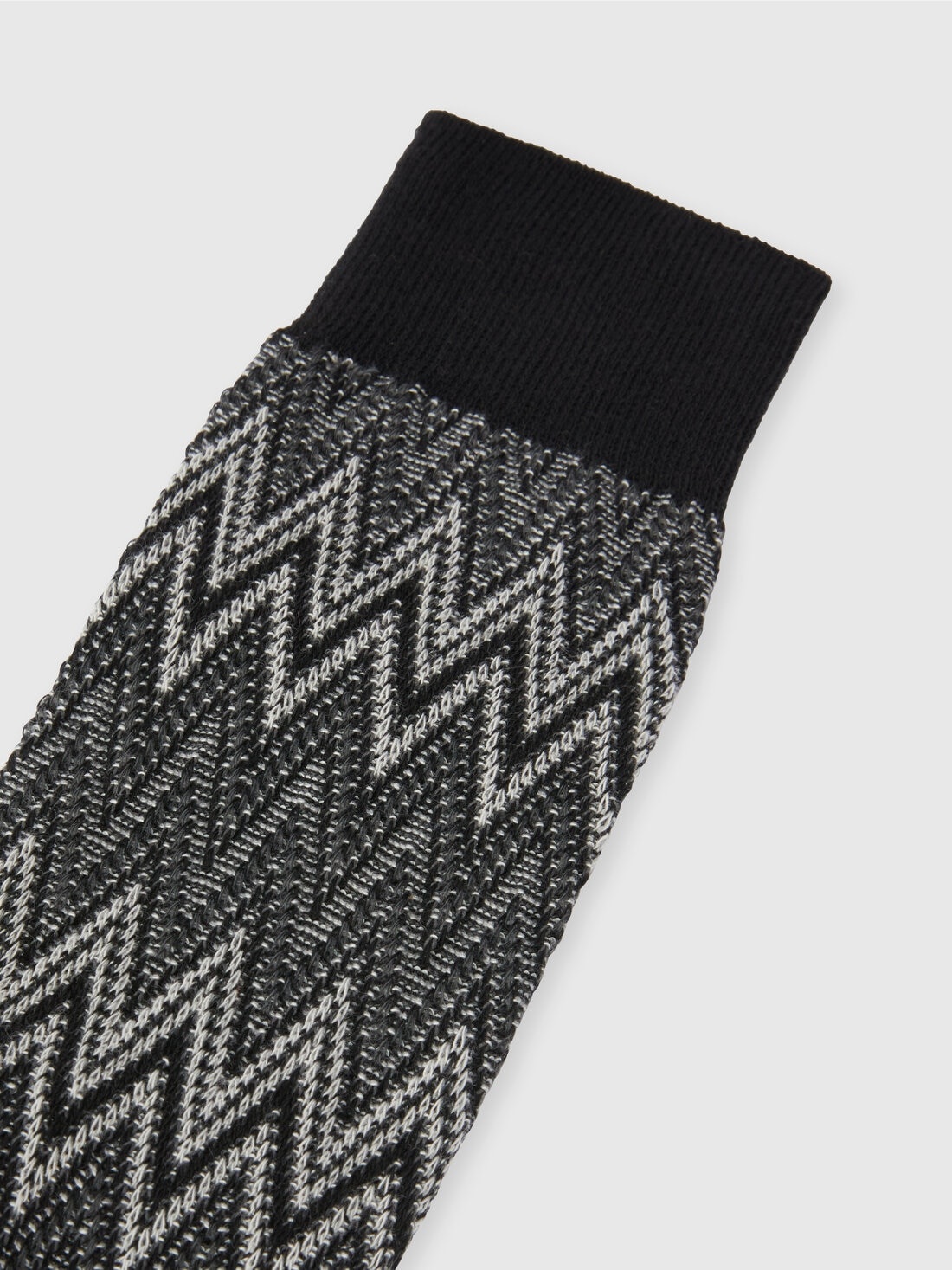 Zig zag cotton blend socks - 3