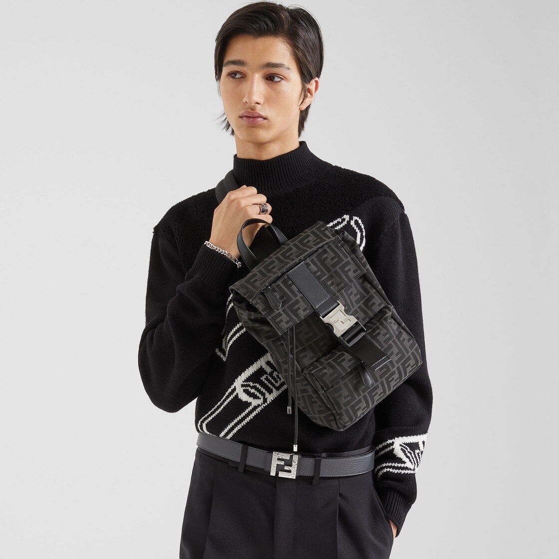 FENDI Fendiness Small Backpack | REVERSIBLE