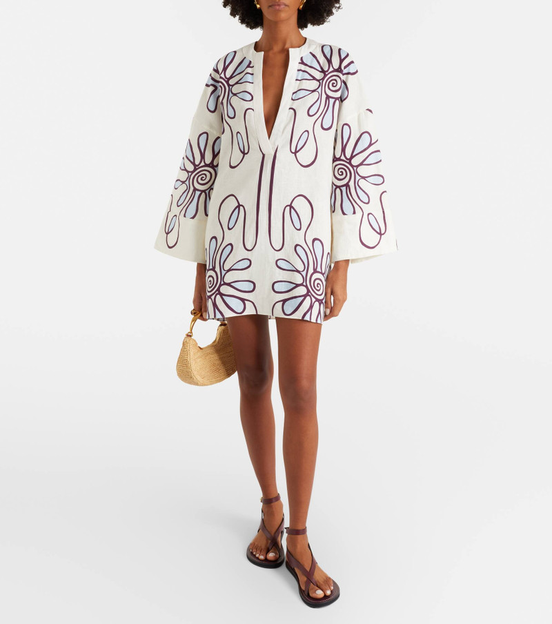 CALA de la CRUZ Siena printed linen tunic outlook