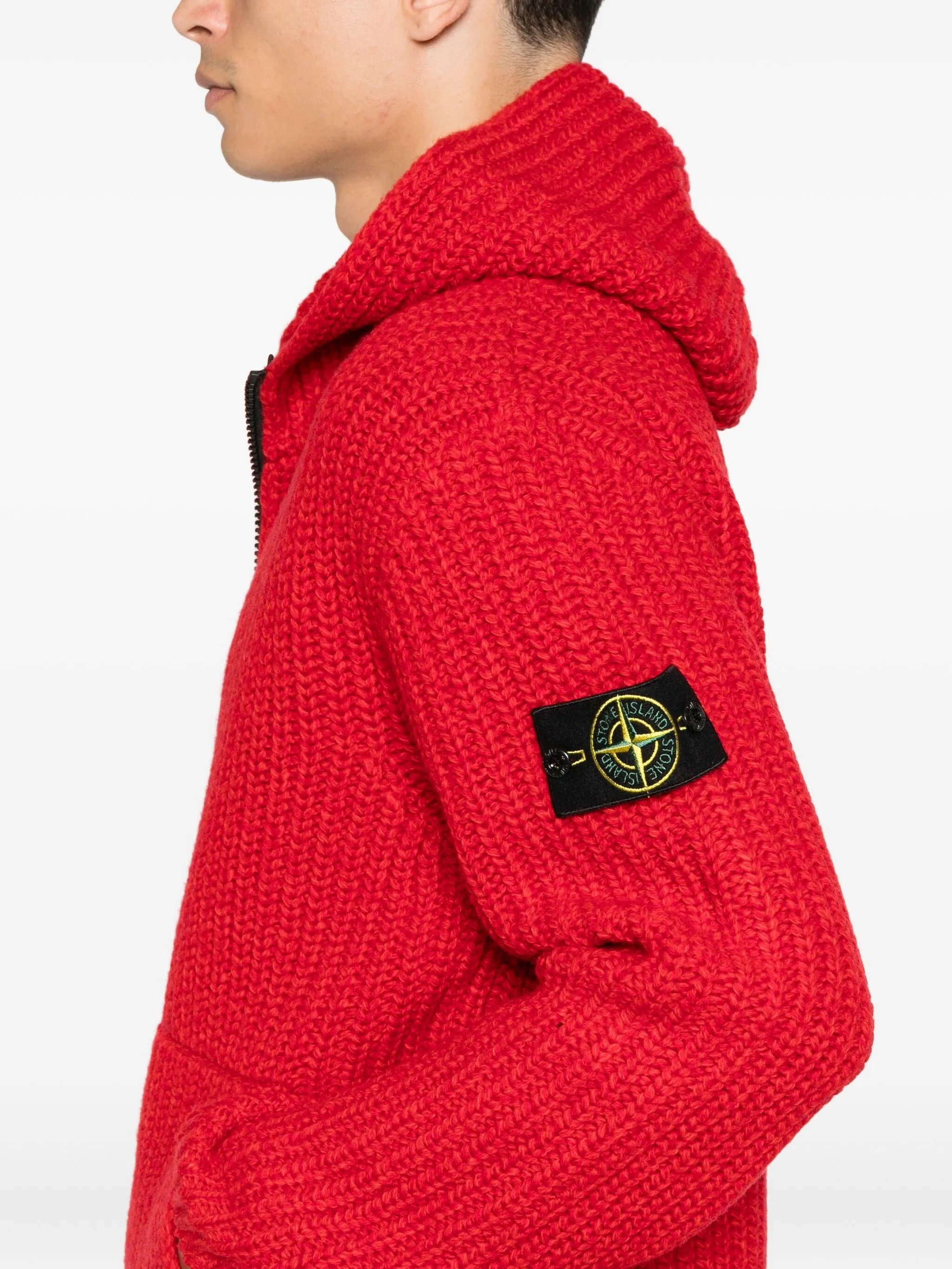 Stone Island 5100069 Fisherman's Hooded Wool Jacket - 3