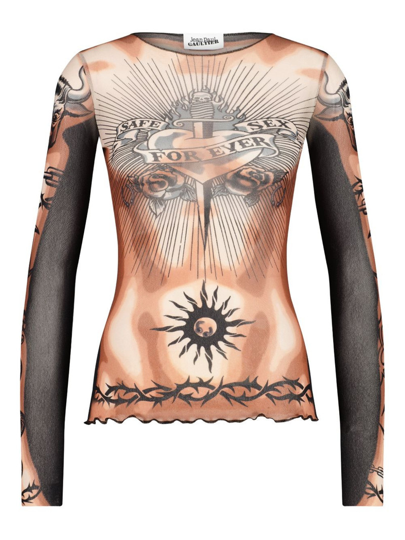 The Safe Sex Tattoo long-sleeves top 1