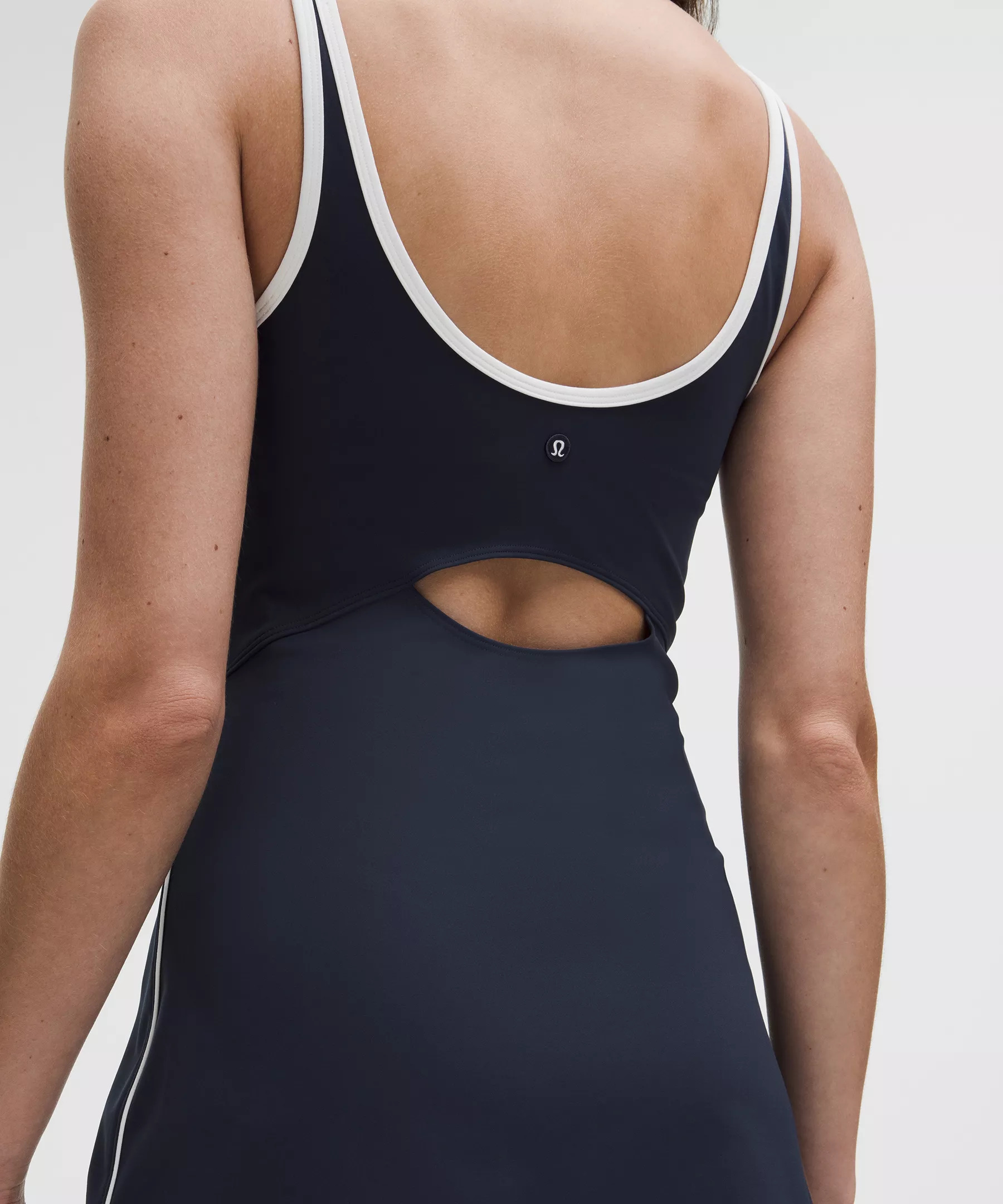Scoop-Neck Cutout Tennis Dress - 4