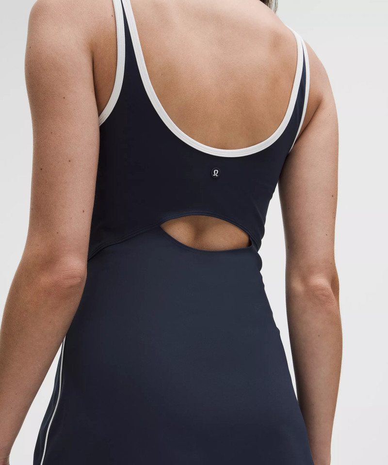 Scoop-Neck Cutout Tennis Dress 4
