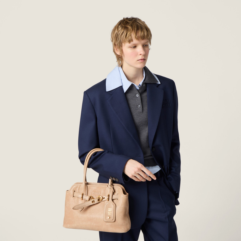 Miu Miu Aventure nappa leather bag outlook