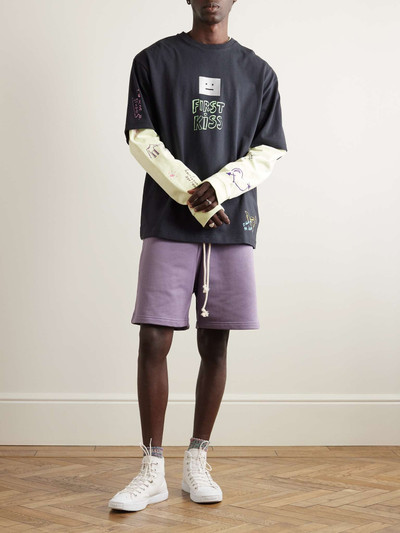 Acne Studios Forge Straight-Leg Cotton-Jersey Drawstring Shorts outlook