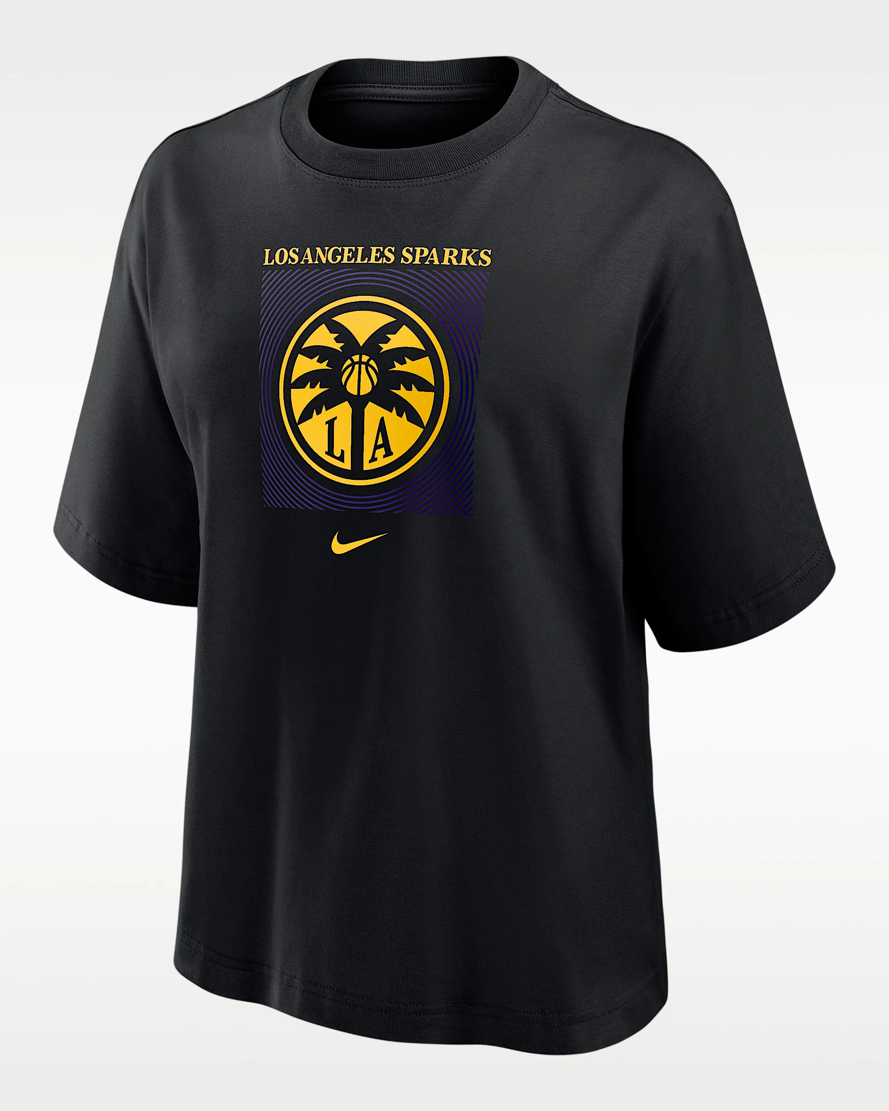 Los Angeles Sparks Women's Nike WNBA Boxy T-Shirt - 1