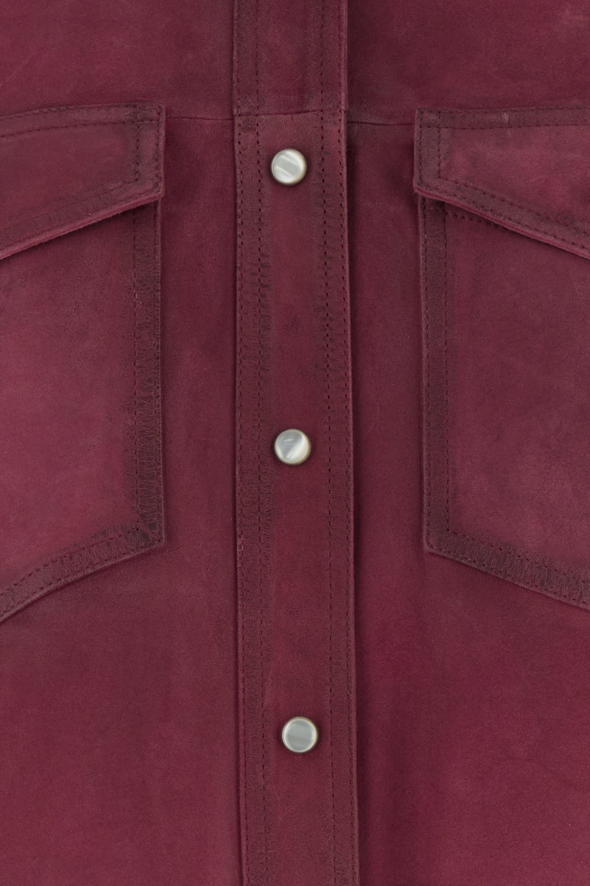 Fuchsia suede Danisia shirt - 3