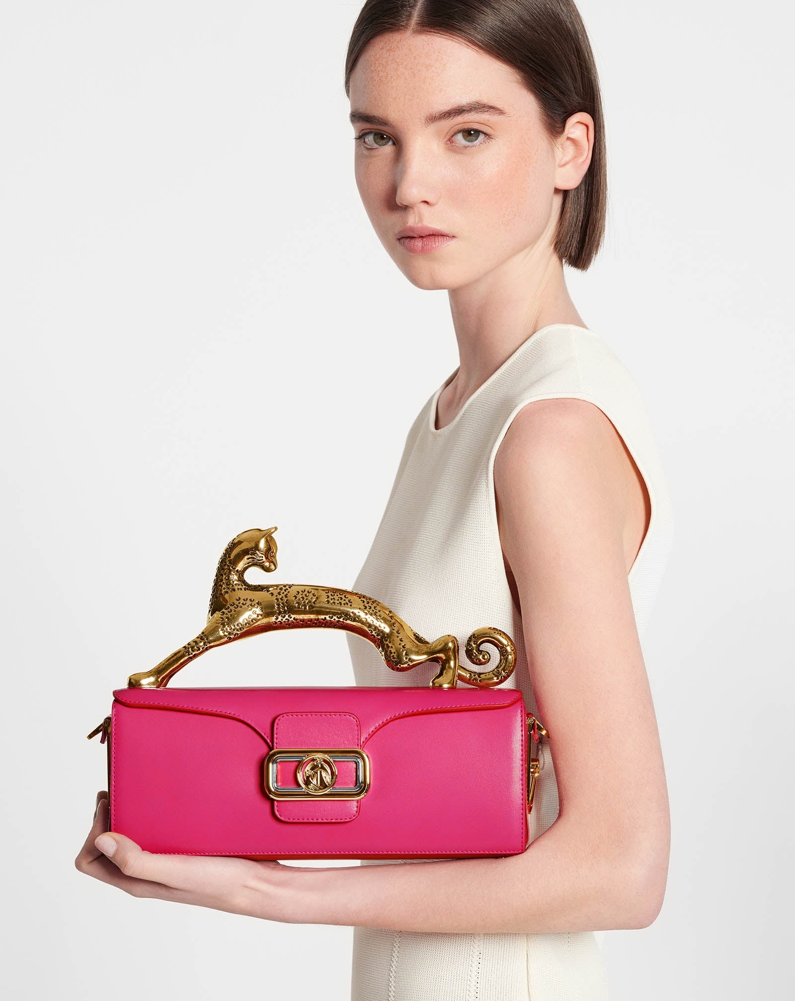 LEATHER PENCIL CAT BAG - 2