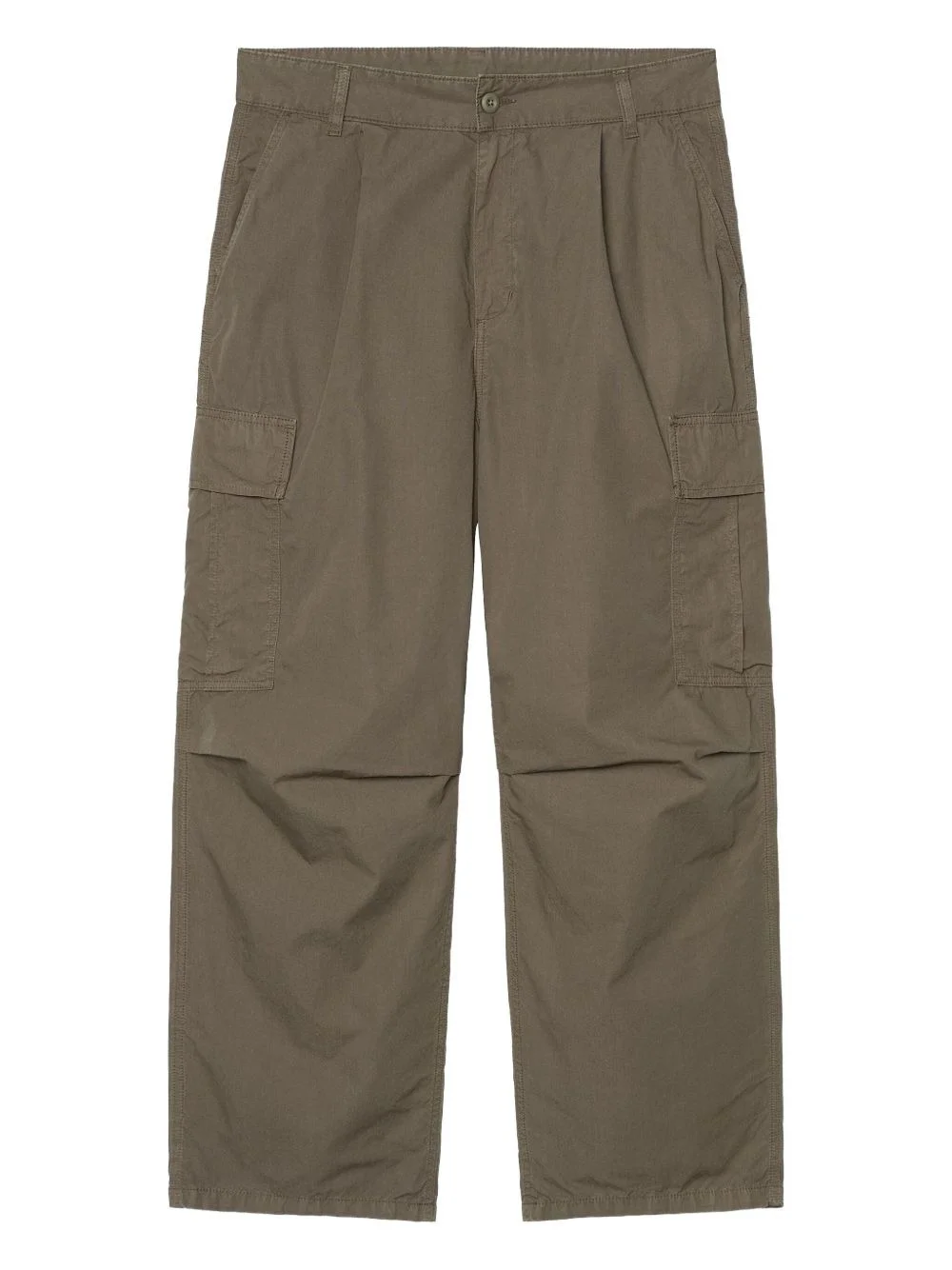 logo-patch cargo-pocket trousers - 1