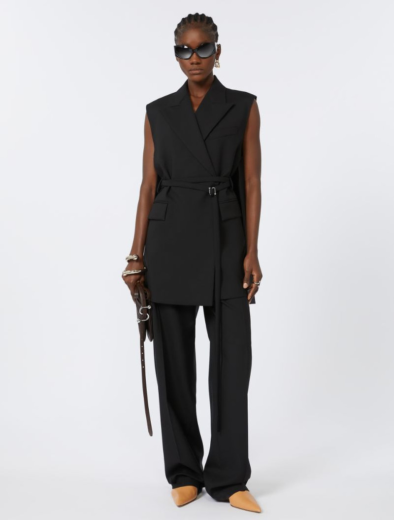Sportmax Straight wool trousers outlook